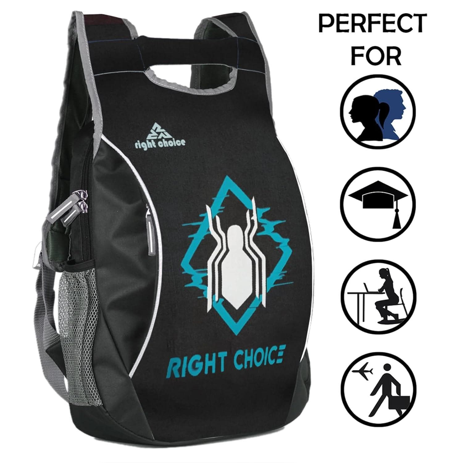 Right choice small 20 l backpack (spider black) - halfpeapp