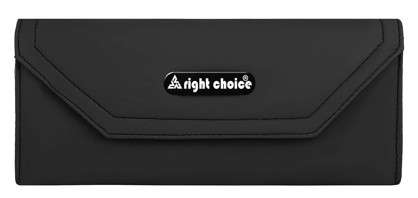 Right choice stuff quality pu leather hand clutch (black) - halfpeapp