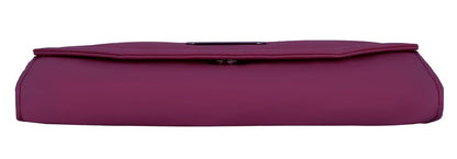 Right choice stuff quality pu leather hand clutch (maroon) - halfpeapp