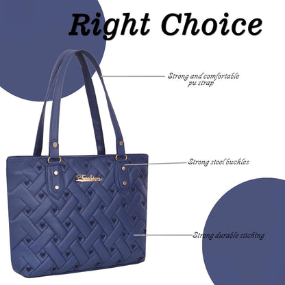 Right choice stylish designer handbag for women (Blue) - halfpeapp