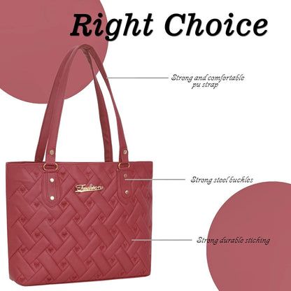 Right choice stylish designer handbag for women (Marron) - halfpeapp