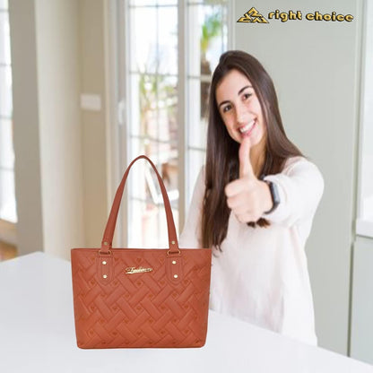 Right choice stylish designer handbag for women (Tan) - halfpeapp