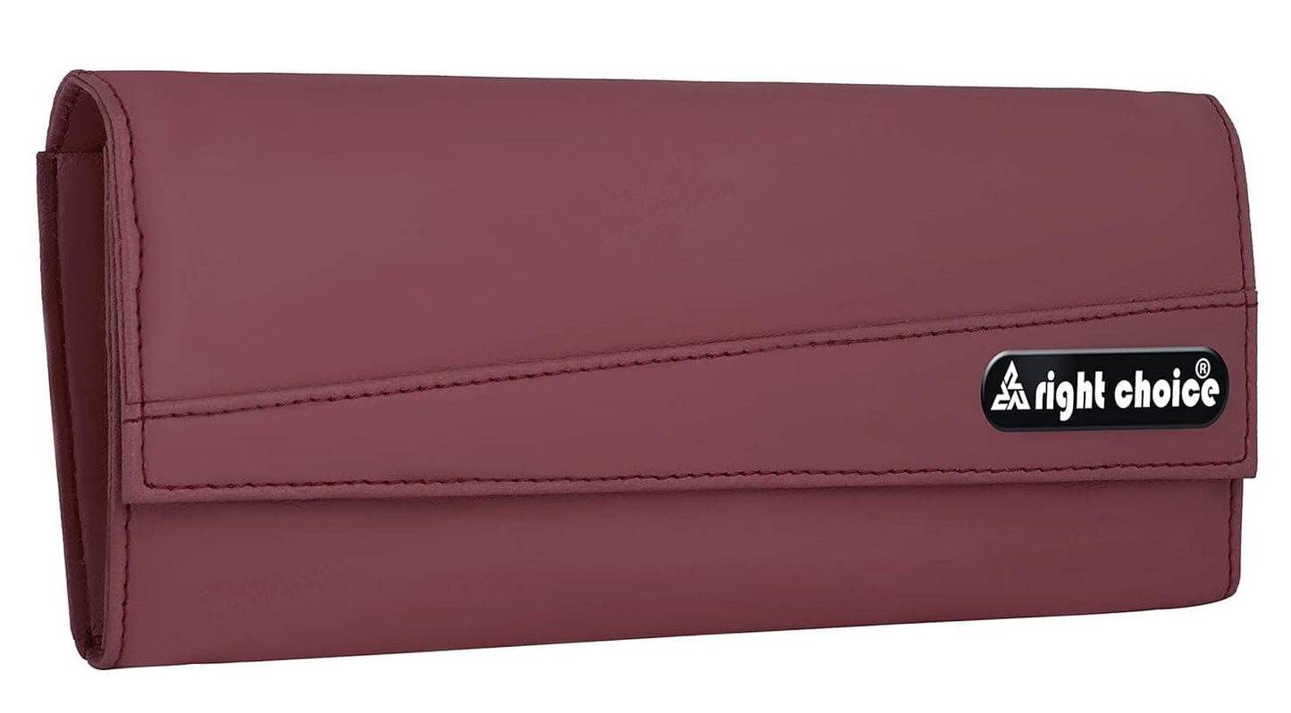 Right choice women hand clutch (brown) - halfpeapp