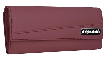 Right choice women hand clutch (brown) - halfpeapp