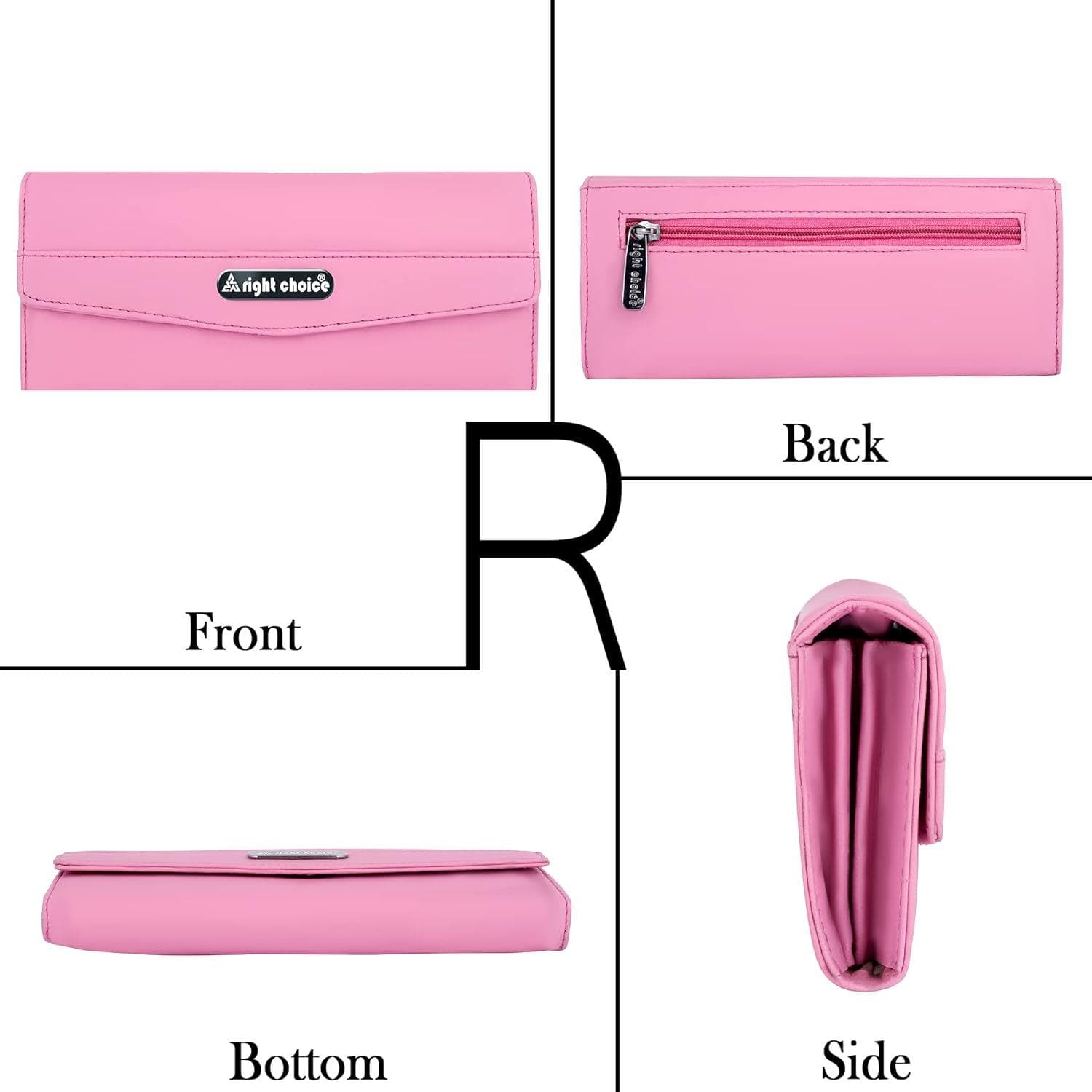 Right choice women hand clutch ( pink) - halfpeapp