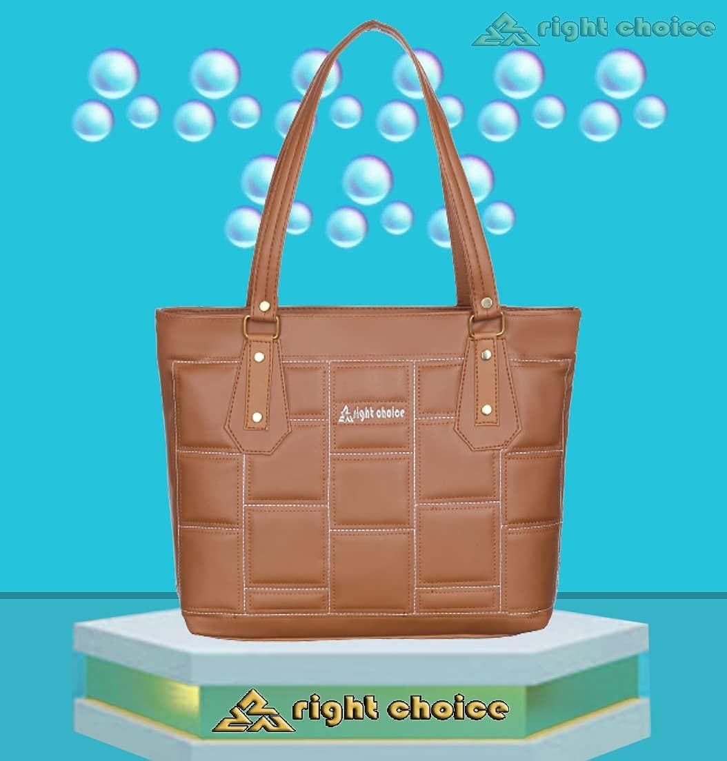 Right choice women handbag (Tan) - halfpeapp