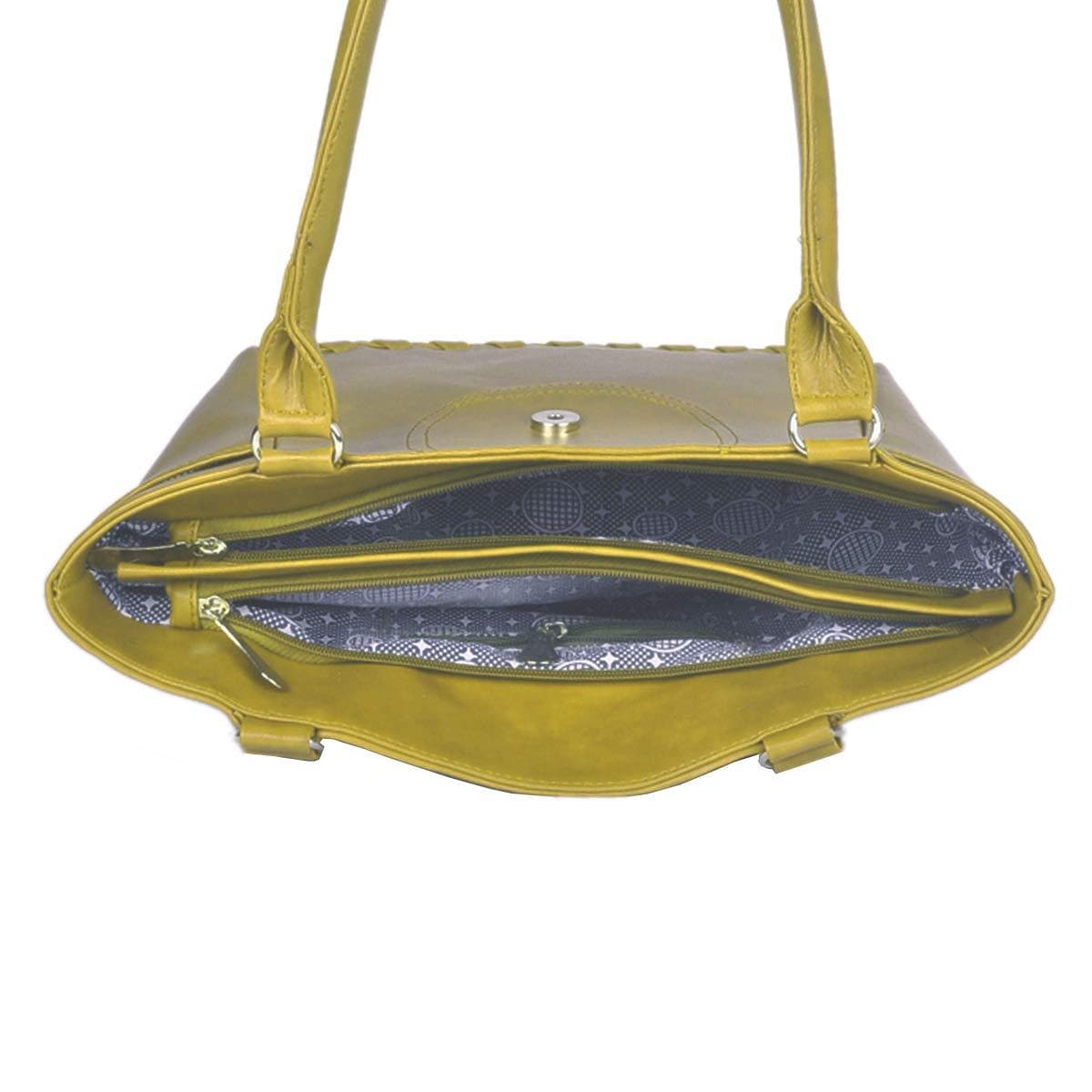 Right choice women handbag (yellow) - halfpeapp