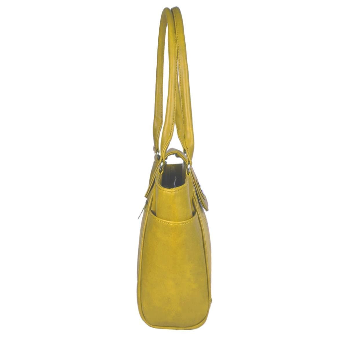 Right choice women handbag (yellow) - halfpeapp