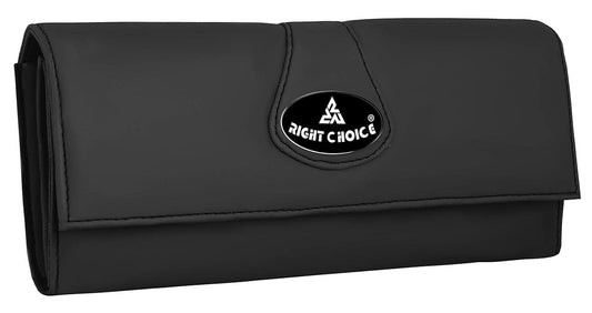 Right choice women's faux leather hand-clutch (black) - halfpeapp