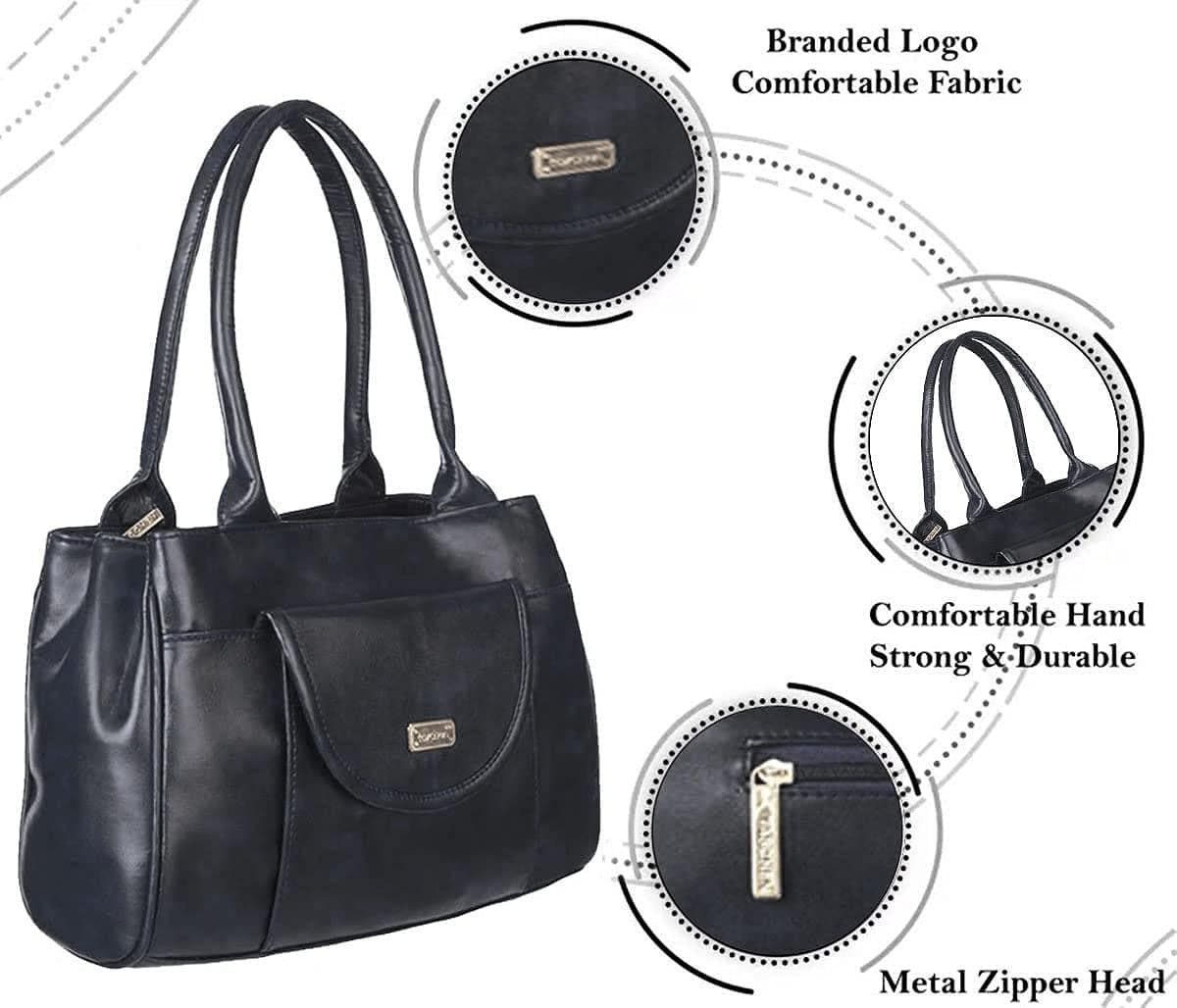 Right choice women's stylish designer handbag (Black) - halfpeapp