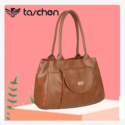 Right choice women's stylish designer handbag (Brown) - halfpeapp