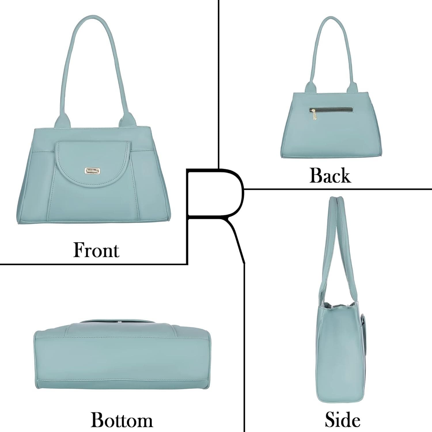 Right choice women's stylish designer handbag (Sea Green) - halfpeapp