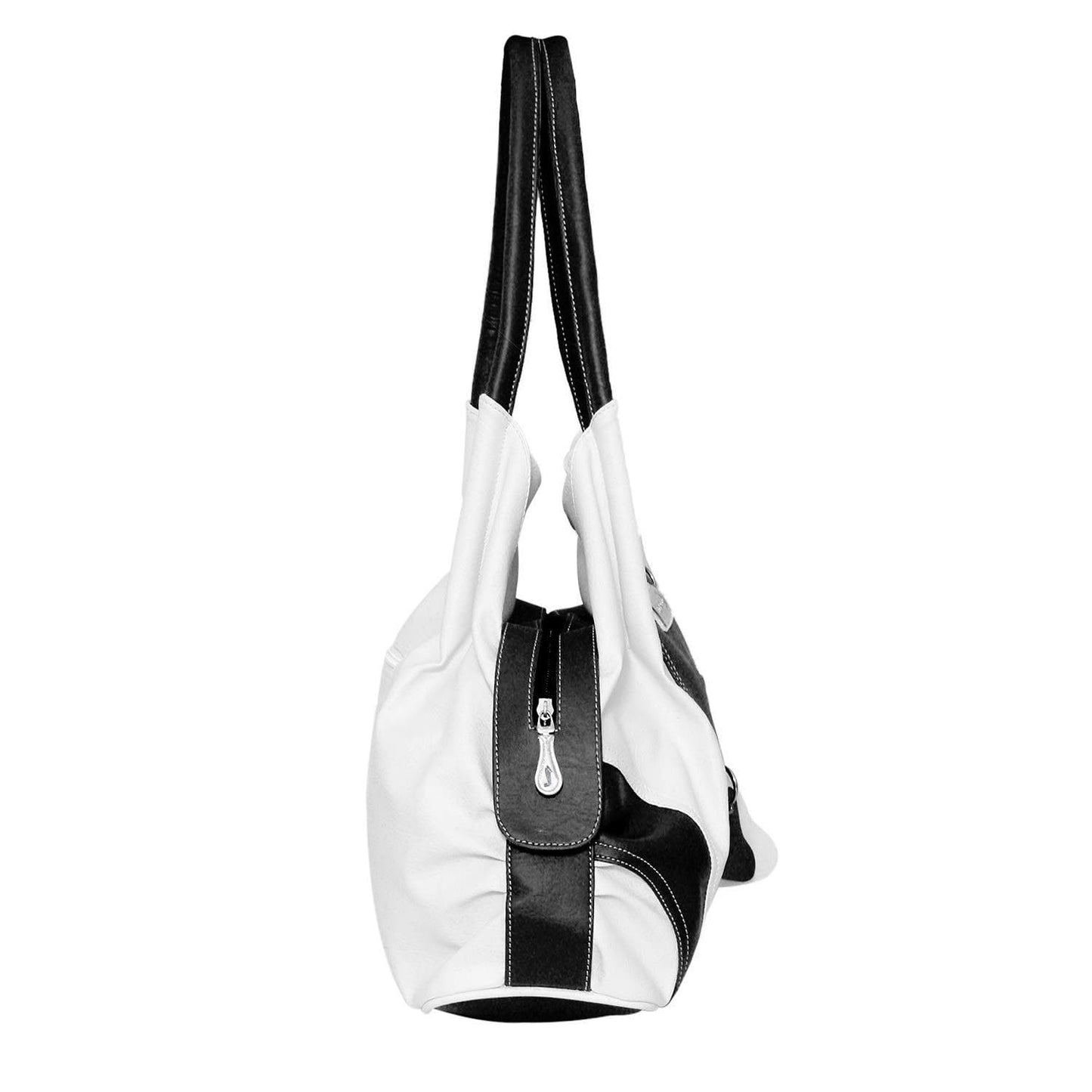 Right choice women's stylish handbag (Black /White) - halfpeapp