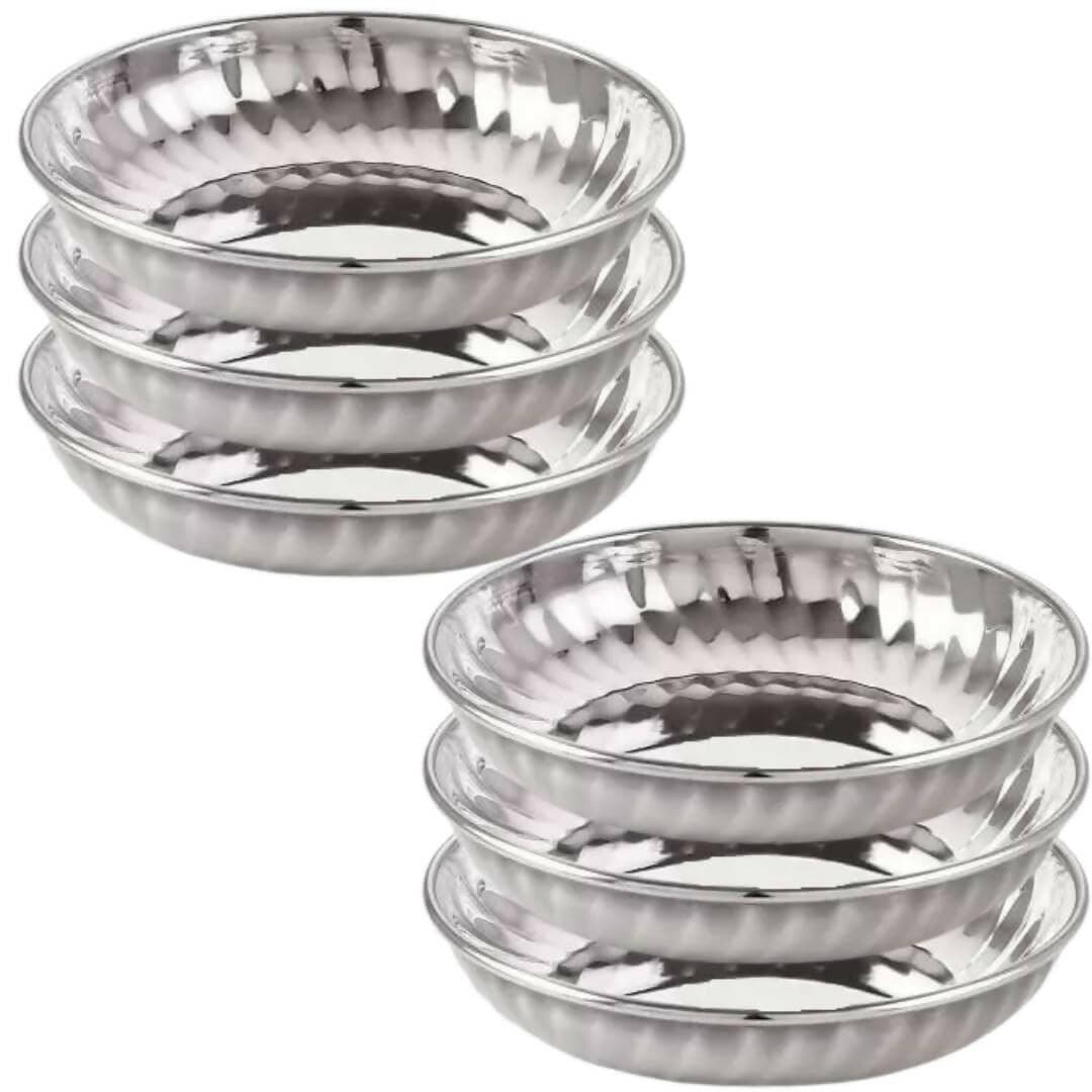 SHINI LIFESTYLE Steel Bowl Set,Dinner (4) - HalfPe