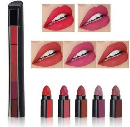 lip liner 5 in 1 lipstick - HalfPe