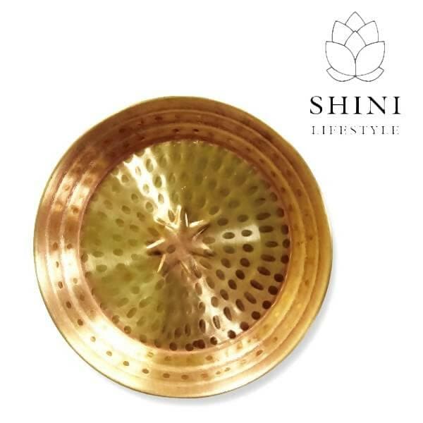 SHINI LIFESTYLE Copper Parat, Pooja Article (10 Inch) - HalfPe