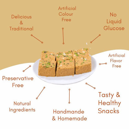 SAHU GAJAK BHANDAR Barfi (300g) - HalfPe