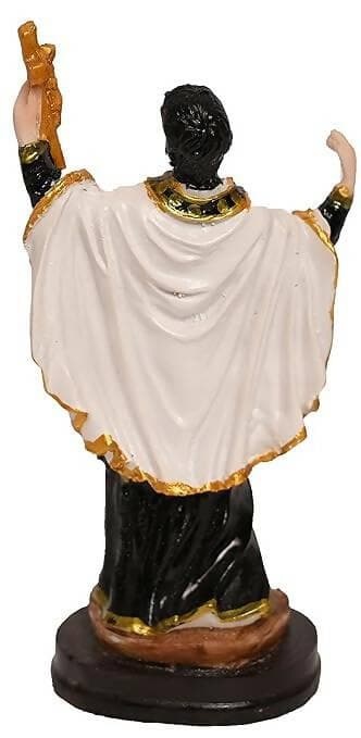 KariGhar® St Francis Xavier Catholic Idol Perfect for Car Dashboard/Home/Prayer Room/Gifting & Decoration ( 5 x 8 x 14 cm ) A0059 - HalfPe