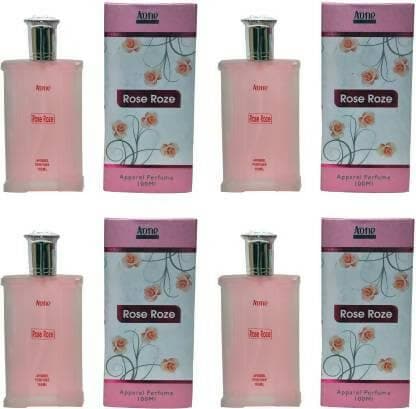 Aone Rose Roze Perfume for men each 100ml (pack of 4, 400ml) - HalfPe