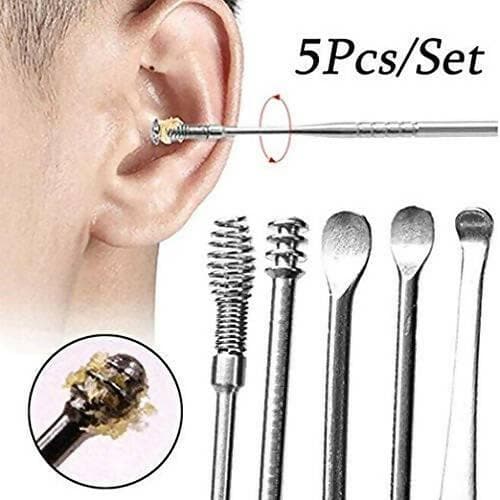 Ear Wax Cleaner Kit - Set of 5 - HalfPe