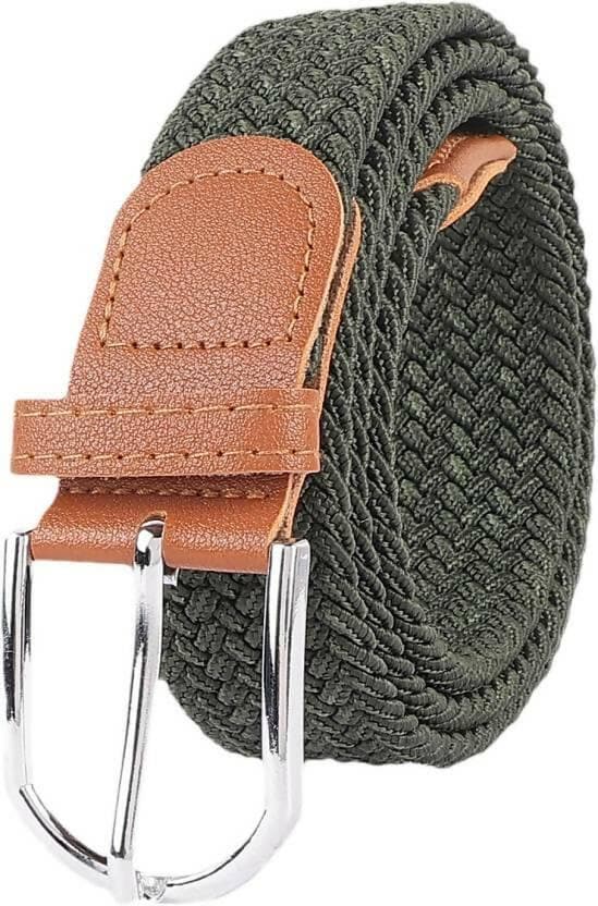 ZEVORA Men & Women Canvas Belt (Green) - HalfPe