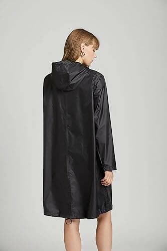 Long Rain coat very Comfortable, Stylish and 100% Waterproof which saves you from any level of Rainfall. Cap Hood included. - HalfPe