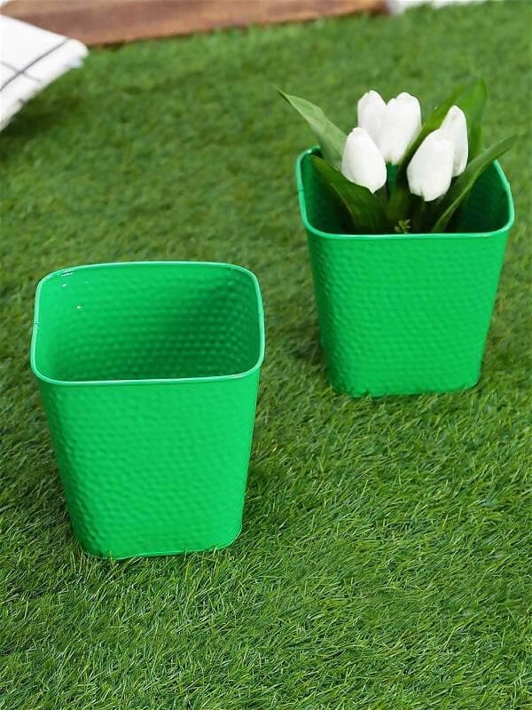 Embossed Pot Green - HalfPe