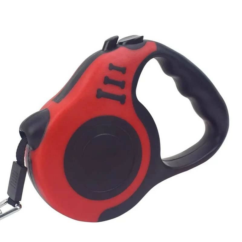 PetGains PGGGY 3M Retractable Leash Automatic Flexible Pet Dog Leash (Red) - HalfPe