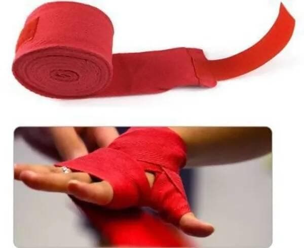 Wrist Support Gym & Fitness Gloves Gym & Fitness Gloves (Red)  - HalfPe