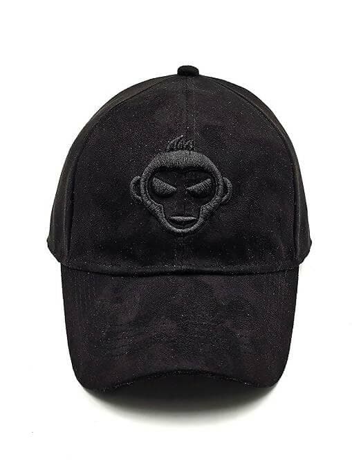 Solid Adjustable Stylish Unisex Cap (Black) - HalfPe