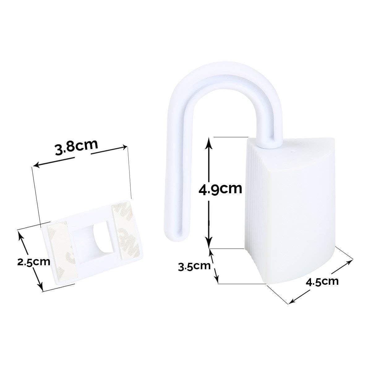 Safe-O-Kid - Pack of 2 - Effective Finger Guard for Hinged Doors - halfpeapp