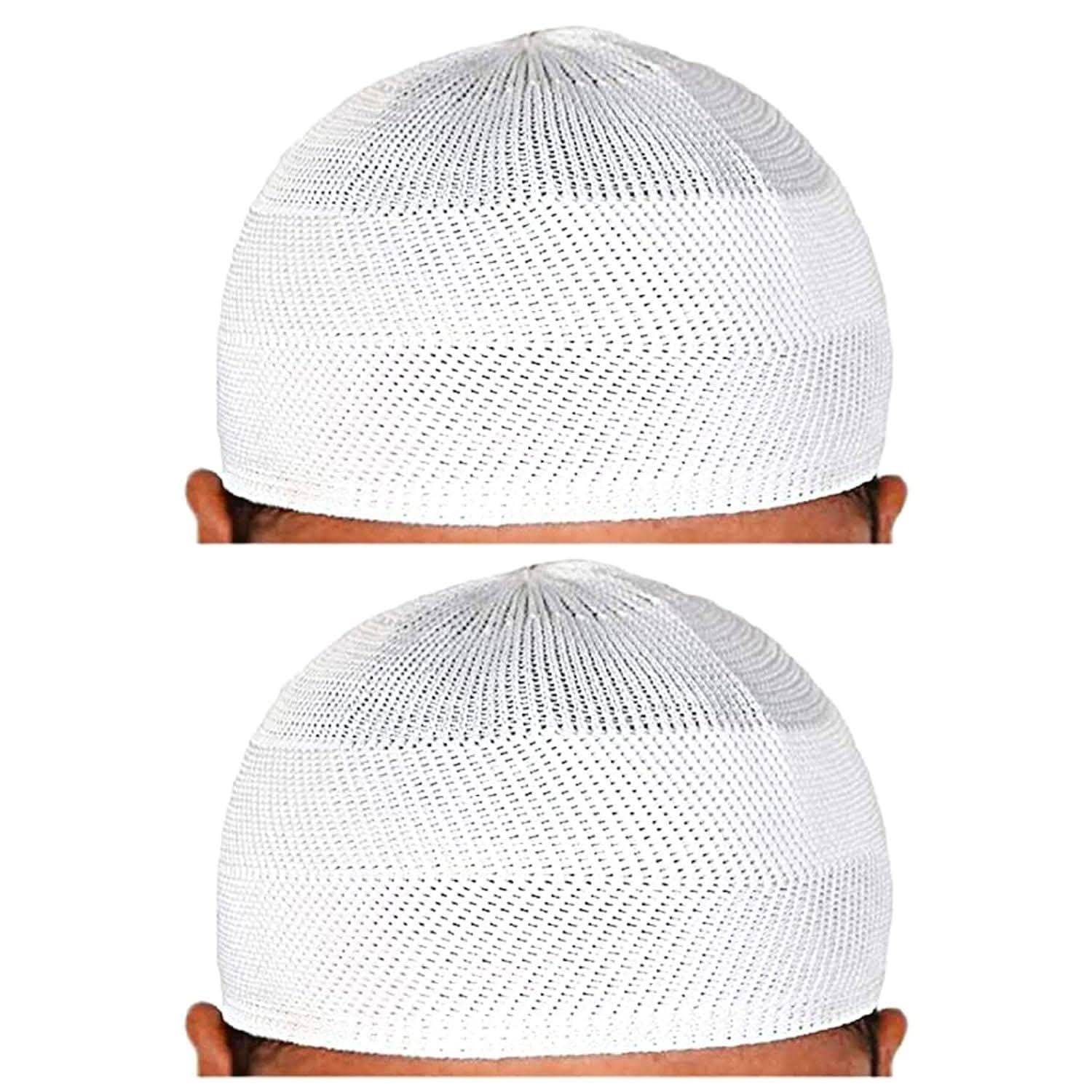 Santarms islamic prayer kufi muslim cap (pack of 2) - halfpeapp