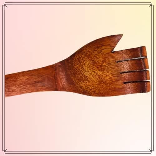 Santarms itching hand stick wooden back scratcher (natural wooden) - halfpeapp