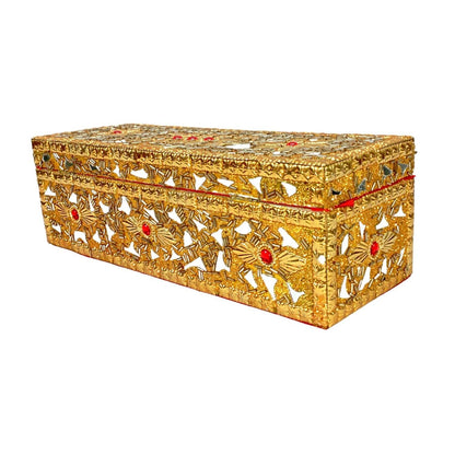 Santarms jewelry bangle box jewel chudi set storage (golden) - halfpeapp