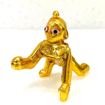 Santarms laddu gopal krishna murti puja pooja articles (golden) - halfpeapp