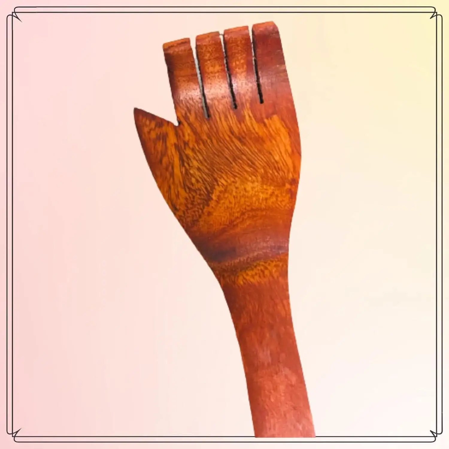 Santarms wooden back itching stick (brown) - halfpeapp