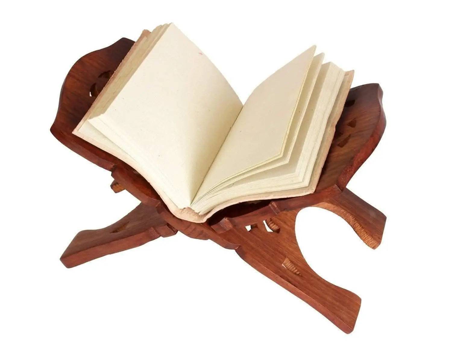 Santarms wooden holy book stand rehal (13 INCH) - halfpeapp