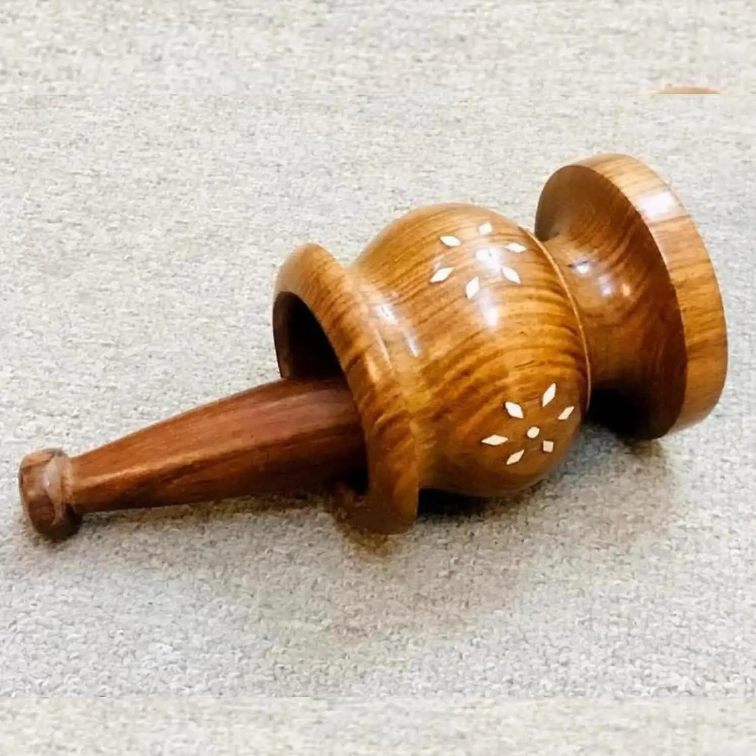Santarms Wooden Okhli - halfpeapp