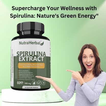 Spirulina capsule (60 pieces) | NUTRAHERBAL - halfpeapp