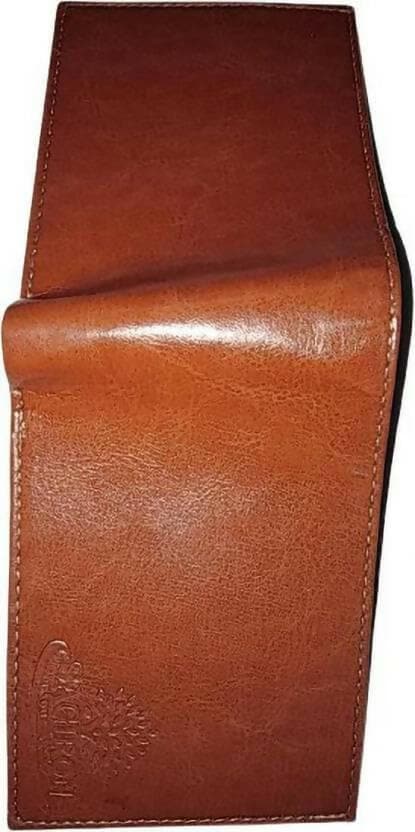 Men Casual Tan Artificial Leather Wallet (6 Card Slots) - HalfPe