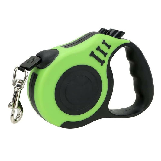 PetGains PGGGW 3M Retractable Leash Automatic Flexible Pet Dog Leash (Green) - HalfPe