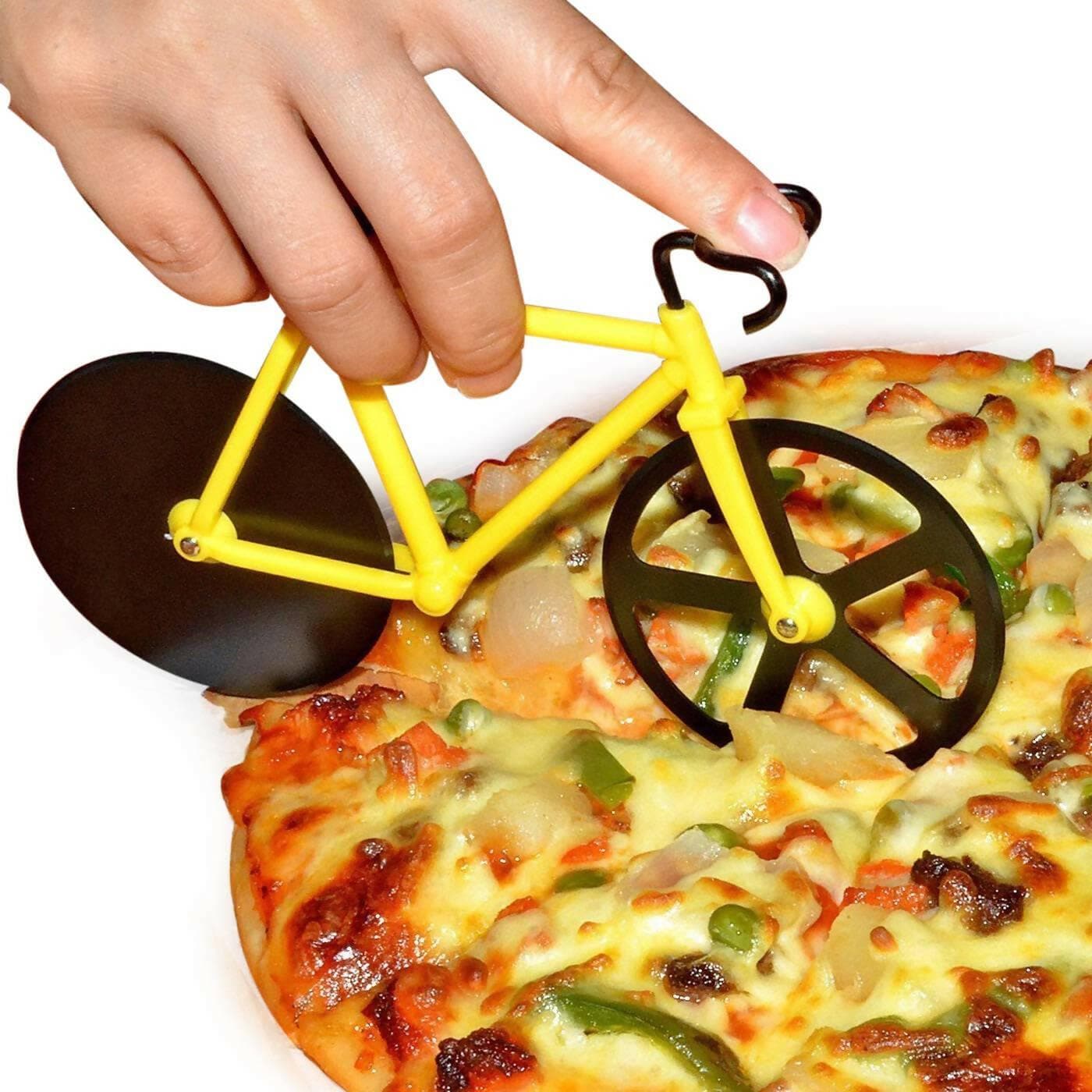 Bicycle shape Pizza cutter | Dosa Cutter (MULTICOLOUR) - HalfPe