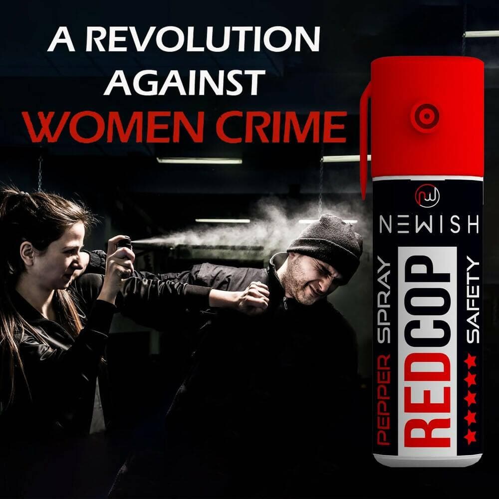 Newish Self Defence Pepper Spray for Woman Safety - Self Defense, Protection & Safety Pepper Spray (Packof 10 - 35 ML) - HalfPe