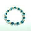 Pinapes Stylish Evil Eye Bracelet (Sky Blue, pack of 2) - HalfPe