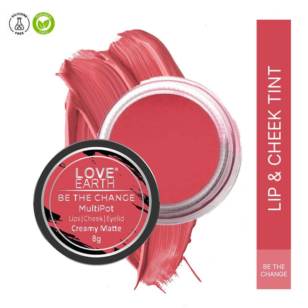 Love Earth Lip Tint & Cheek Tint Multipot Lip & Cheek Tint - HalfPe