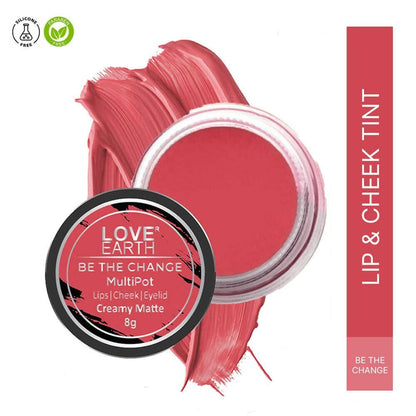 Love Earth Lip Tint & Cheek Tint Multipot Lip & Cheek Tint - HalfPe