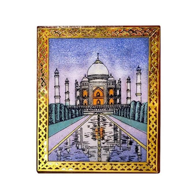 santarms Handmade shesham Wooden taj Mahal Jewellery Box - HalfPe