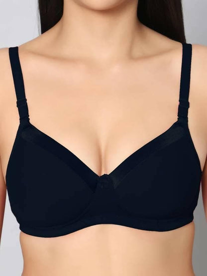 Padded Bra (Black) - HalfPe