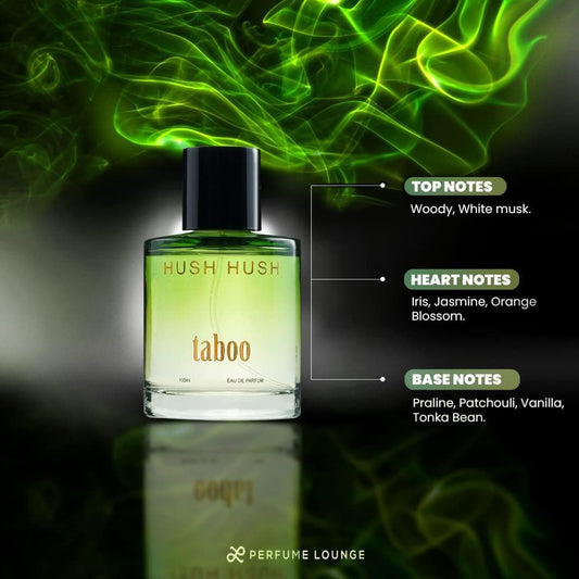 Taboo hush hush perfume for women(100ml) EDP | PERFUME LOUNGE - halfpeapp