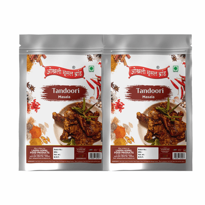 Tandoori masala 380g (pack of 2x 190g) | OKHLI MUSAL BRAND - halfpeapp